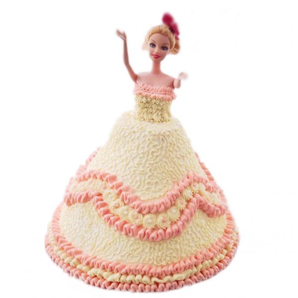 梦幻公主---芭比公主蛋糕