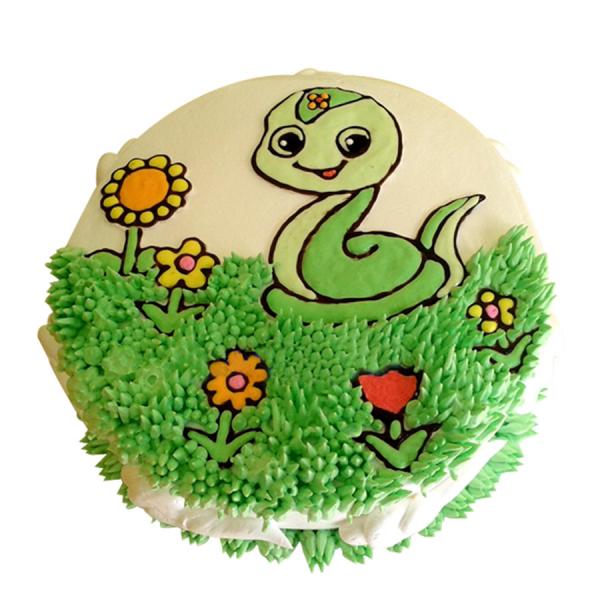 小青蛇---生肖蛇蛋糕